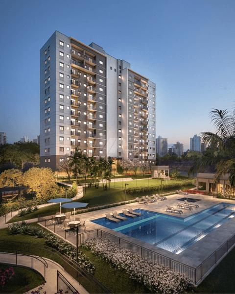 Apartamento à venda em Indaiatuba, Parque Residencial Indaiá, com 2 quartos, com 52 m²